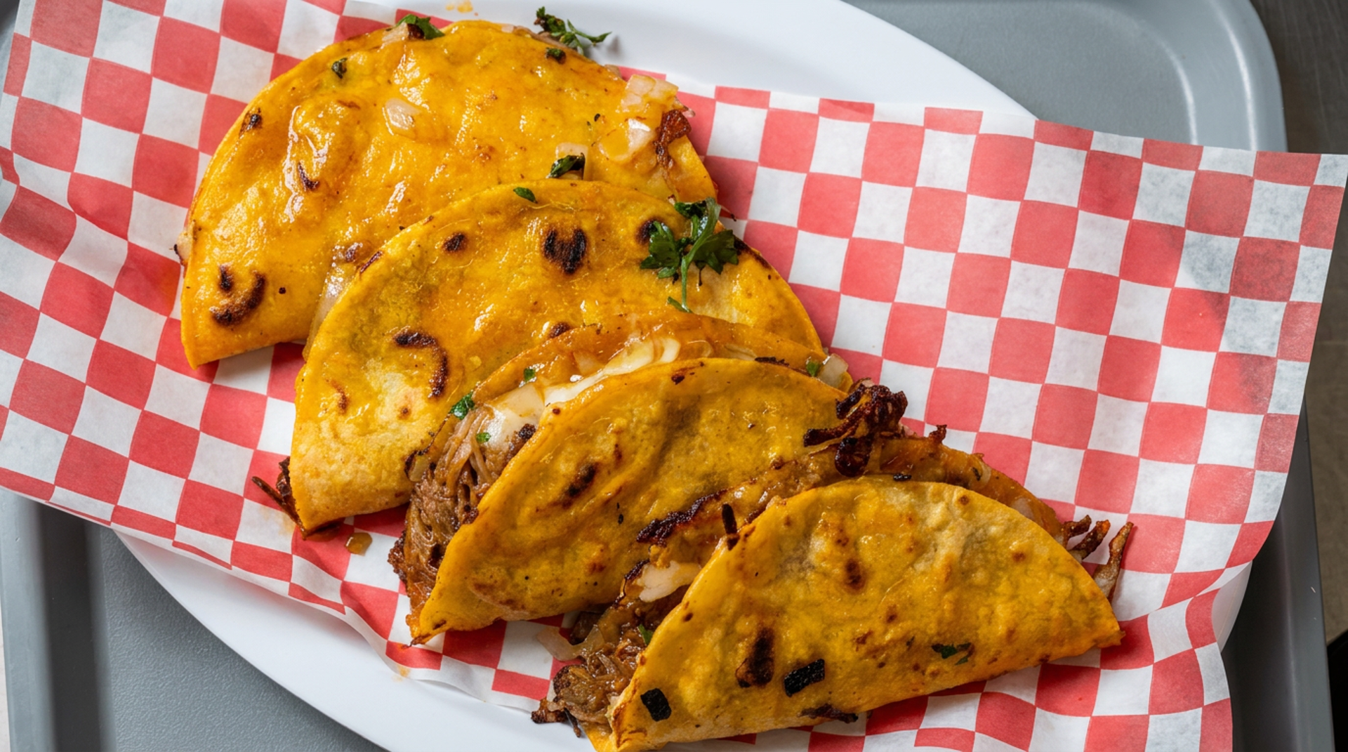 The quesitaco plate